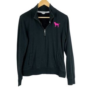 Victoria Secret PINK Half Zip Sweatshirt Pullover